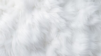 Wall Mural - white fur background.