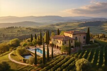 Unveiling A Realm Of Absolute Splendor, This Extraant Italian Villa Embodies The Essence Of Luxury, Granting You Exclusive Access To A World Where Rolling Vineyards Become An Integral Part