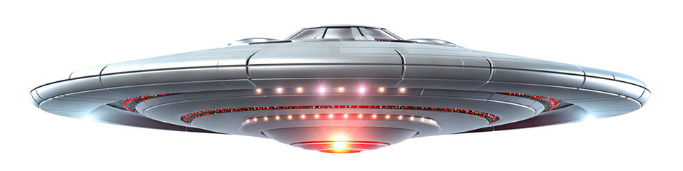 Wall Mural - UFO alien ship, cut out