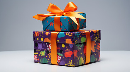 gift box with ribbon