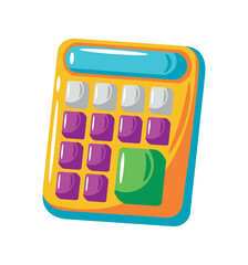 Wall Mural - calculator school supply icon