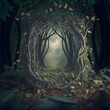 nature forest frame magic detailed photorealistic octane render 