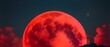 Red moon in the sky from Generative AI