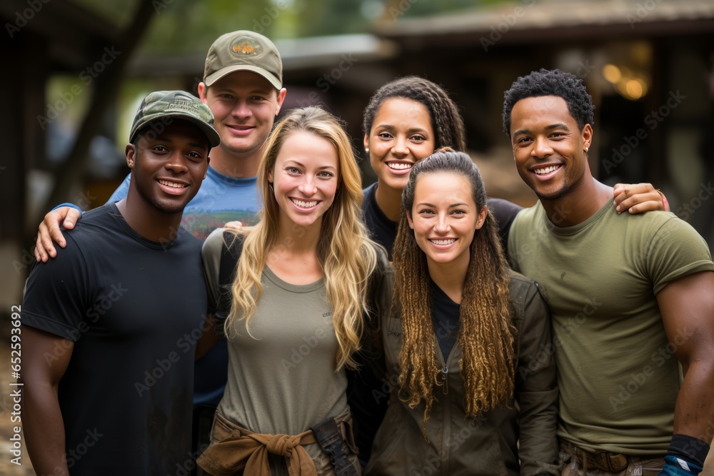 Diverse group of athletes competing in a sporting event, showcasing ...