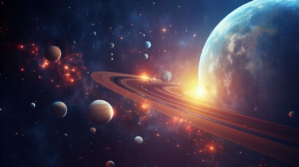 Wall Mural - Solar System Explorers