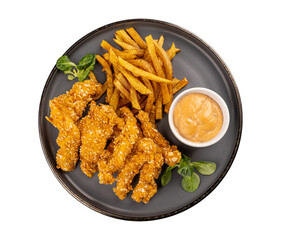 Poster - Breaded chicken breast strips