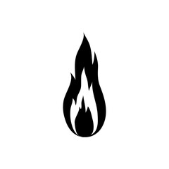 Wall Mural - Fire icon vector set. Flame illustration sign collection. Burn symbol. Hot logo.