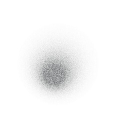 Wall Mural - gritty texture sand on transparent background.monochrome noise halftone, grit pattern.vector isolate