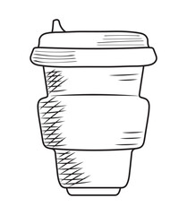 Poster - eco coffee cup draw