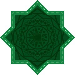 Poster - islamic star mandala decoration