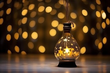 Wall Mural - Christmas lantern