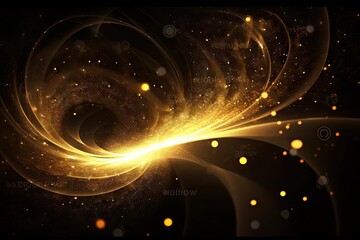 Wall Mural - cosmic brilliance. glittering journey through universe. starry whirlwind. captivating magic of cosmo