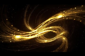 Wall Mural - cosmic brilliance. glittering journey through universe. starry whirlwind. captivating magic of cosmo