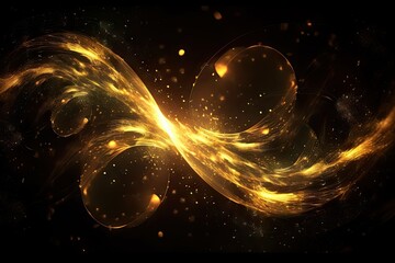 Wall Mural - cosmic brilliance. glittering journey through universe. starry whirlwind. captivating magic of cosmo