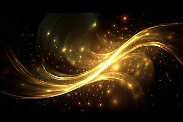 Wall Mural - cosmic brilliance. glittering journey through universe. starry whirlwind. captivating magic of cosmo