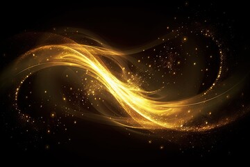 Wall Mural - cosmic brilliance. glittering journey through universe. starry whirlwind. captivating magic of cosmo