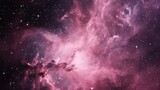 Fototapeta Kosmos - Pink universe light. Galaxies sky in space Planets and stars beauty of Galaxy space exploration.