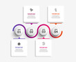 © andreyorb - Infographics number options template with  4 steps . Can be  used for workflow layout, diagram, business  options, banner, web design