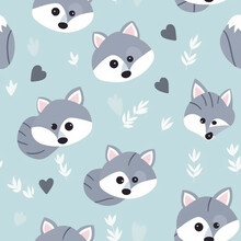 Seamless Pattern With Dog