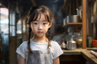 © Surachetsh - Portrait of happy funny kids in the kitchen. Children chef happiness kid home concept. Generative AI.