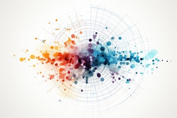 Leinwandbilder - Simple circle chart