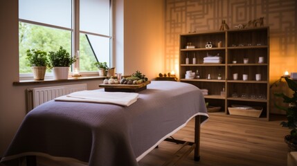 Sticker - Wellness retreat pension with spa treatments and rejuvenating relaxation