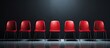 © TheWaterMeloonProjec - Interview recruitment chairs odd one out job opportunity red chair spotlight business leadership rendering