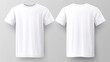 © Sasint - White t-shirt mockup hanging realistic, template design
