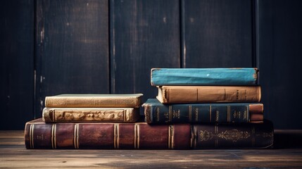 Wall Mural - old books