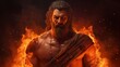 Vulcan - The roman god of fire and smithing.generative ai
