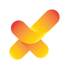 Poster - letter X logo