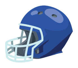 Canvas Print - american football headgear