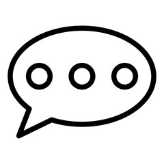 Poster - chat bubble icon