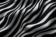 An AI Generated Image Of A Zebra Pattern Surface