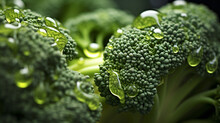Macro Photo Of Broccoli Cabbage