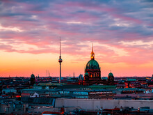 Berlin From Above AI Image Generated