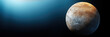 Stunning Triton moon landing rendered photorealistically isolated on a gradient background 