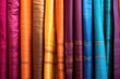 © Alfazet Chronicles - rainbow of colors on traditional indian sari fabric