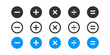 Calculator icon. Calculate symbol. Accounting signs. Finance symbols. Math icons. Plus, minus, equal, division, multiplication. Black, flat color. Vector sign.