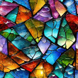 abstract colorful background with crystals
