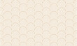 © i_fleurs - Seamless gold circle stripe line pattern, arches shape, fence background, art deco design vector illustration.