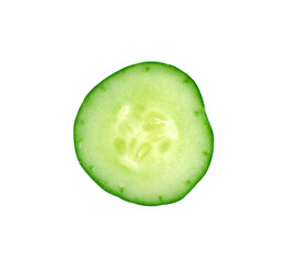 Poster - Slice of cucumber transparent png