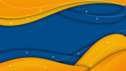 Wall Mural - colorful wave art background, bright poster backdrop template