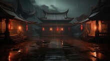 Asian Ancient Temple