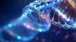 abstract dna background on technology backgrounnd, background with effects, dna with spec effects, technology dna background