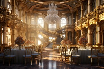 Banquet hall interior design