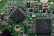Close up details of a circuit board device