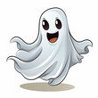 Vector image of a cartoon ghost