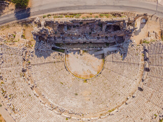 Wall Mural - Ruins of the ancient Lycian city Perge located near the Antalya city in Turkey turkiye, GO Everywhere