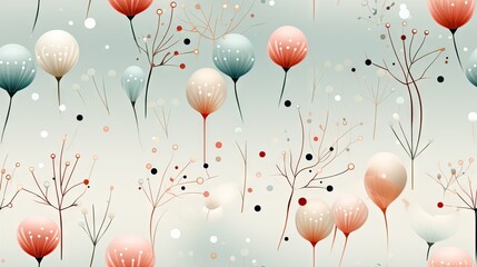 Poster -  a bunch of flowers that are in the grass with snow on them.  generative ai